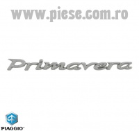 Emblema scris „Primavera” originala Vespa Primavera - Primavera iGet 50-125-150cc - montaj lateral